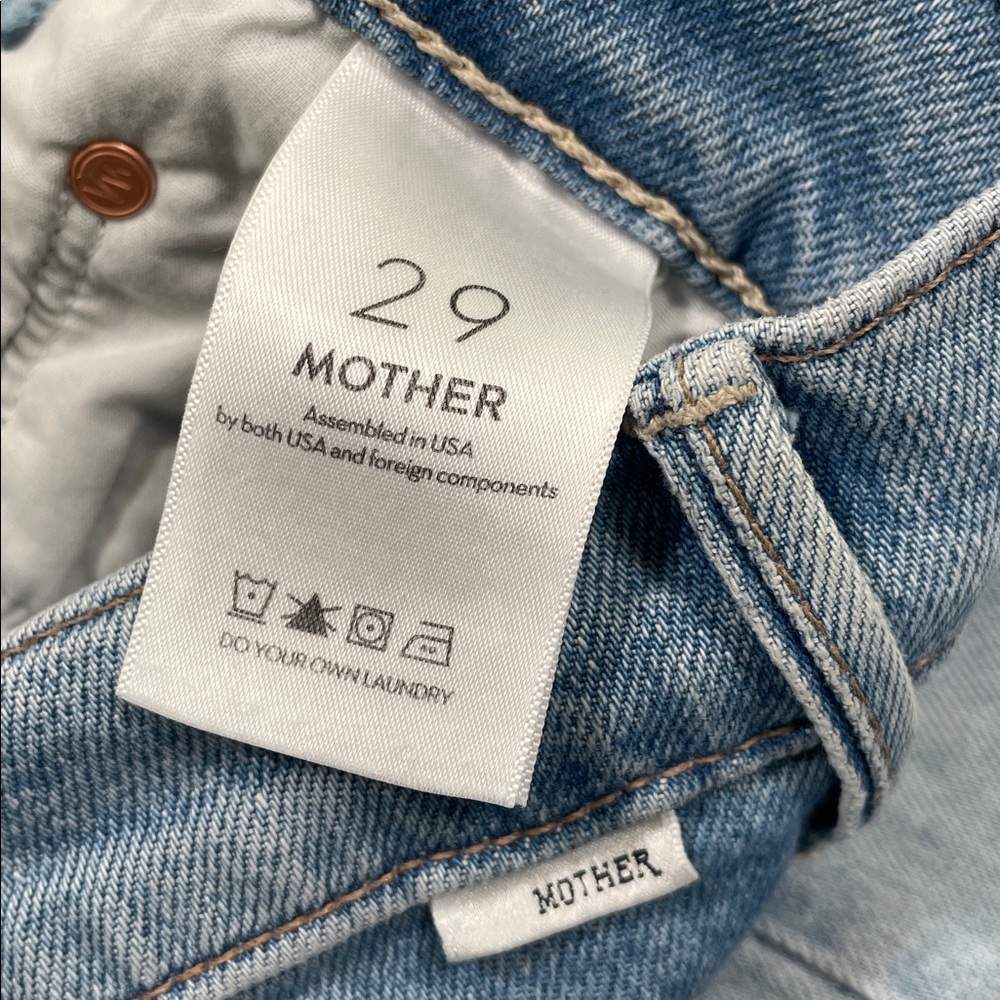 Women’s MOTHER Insider Crop Pointy Fray Lets Get it Together 10987-1709 Size 29 - Picture 11 of 16